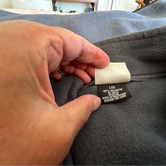 Allegheny Trail Women’s Fleece Vest Large Dark Gray Front Pockets - Picture 5 of 7